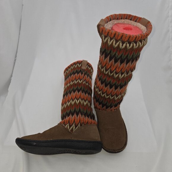 Keen The Alpine Knit Boot Orange/Brown/Rust/Olive Green - 5.5/6 - Picture 3 of 10